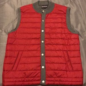 Barbour Red Vest Men’s